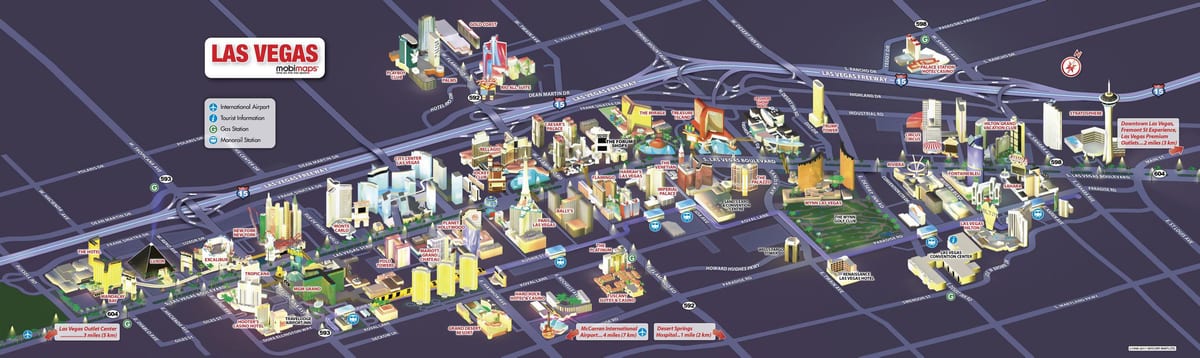 karte, Las Vegas blvd