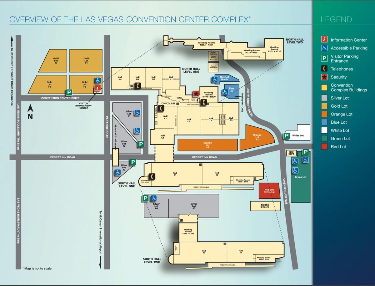 karte, Las Vegas convention center