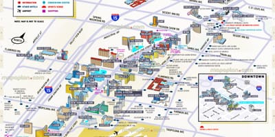 Kartes Vegas strip