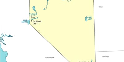Karte, Las Vegas, Nevada