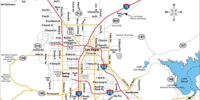 Ielu karte, Las Vegas