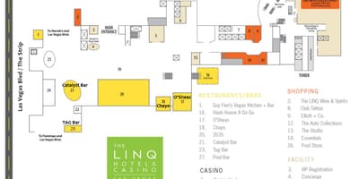 Karte Linq Las Vegas