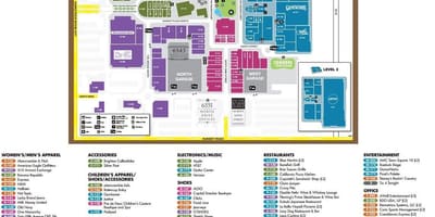 Pilsētas centra Las Vegas karte